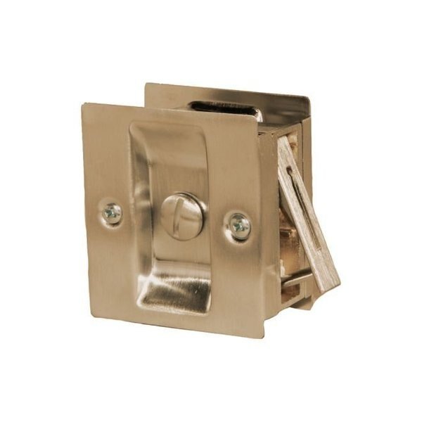 Privacy Pocket Door Lock Square Cutout for 1-3/8